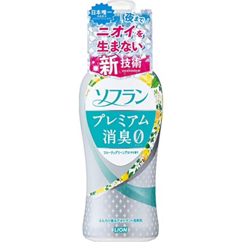 香りとデオドラントのソフラン プレミアム消臭プラス フルーティグリーンアロマの香り 550ml