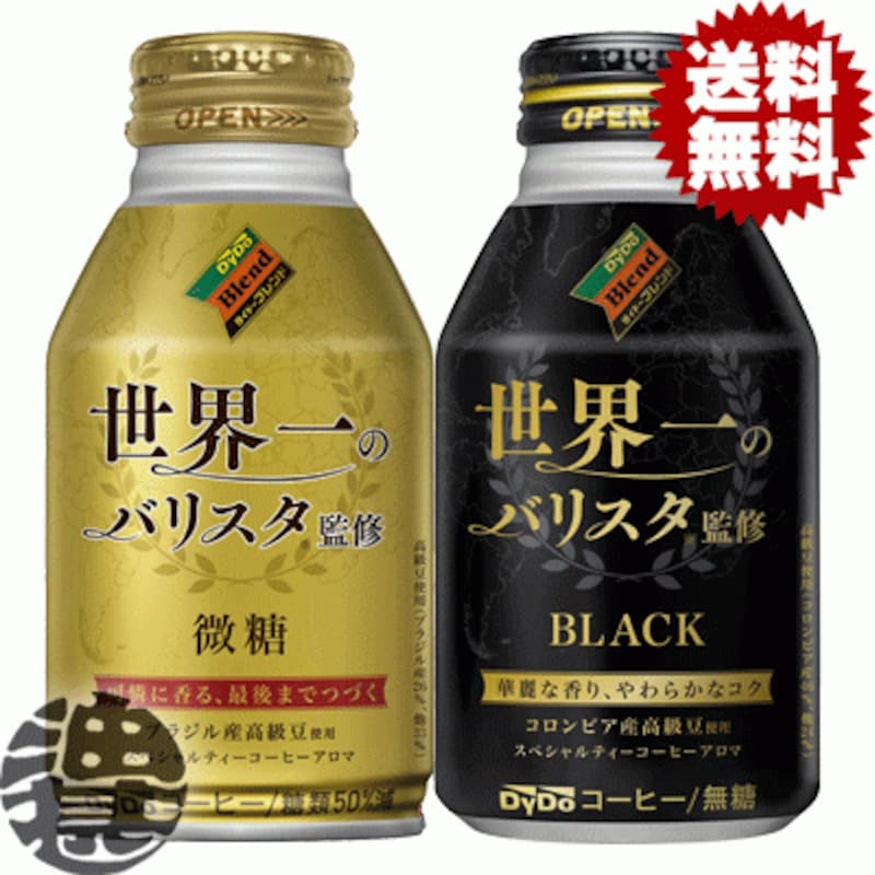 ダイドー,選べる48本！ ダイドー 世界一のバリスタ 微糖 BLACK ボトル缶(24本×2ケース)