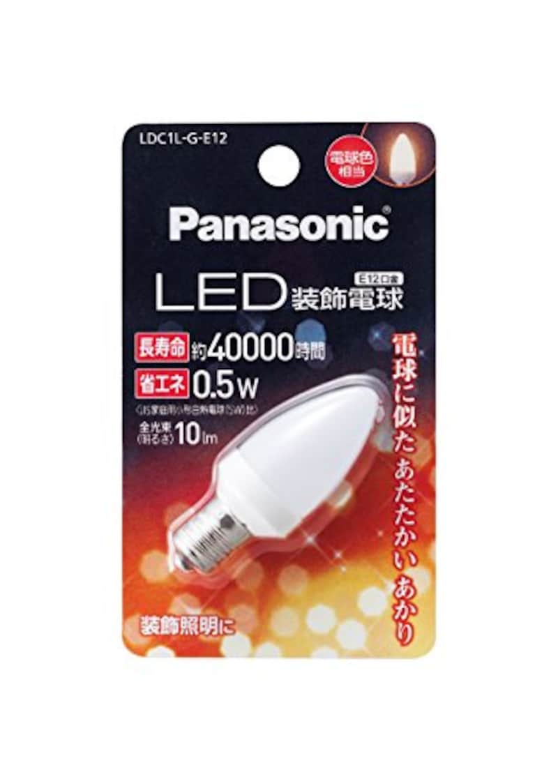 Panasonic（パナソニック）,LED小丸電球 ローソク形,LDC1LGE12