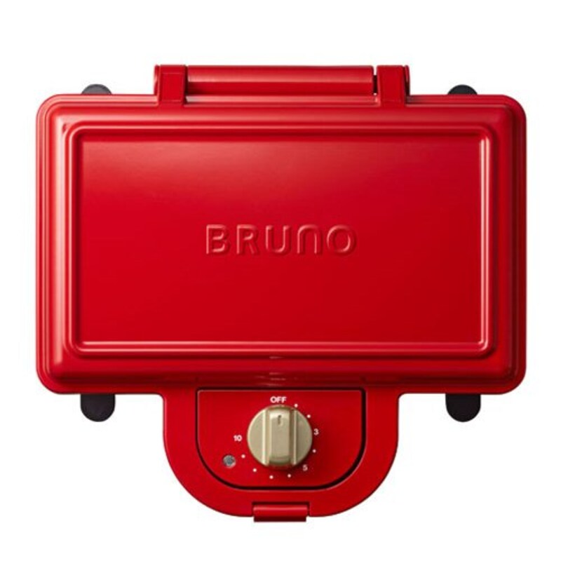 BRUNO,耳まで焼けるホットサンドメーカー,BOE044-RD