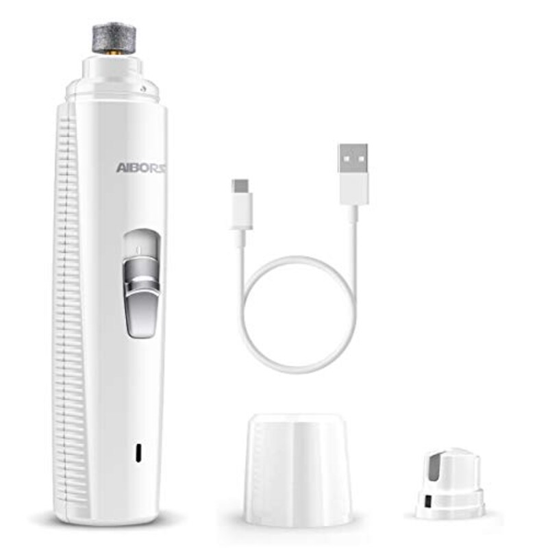 AIBORS,ペット 電動爪やすり