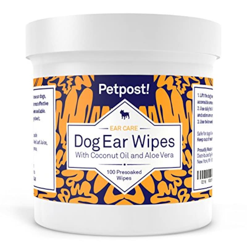 Petpost,猫と犬用耳クリーニングシート