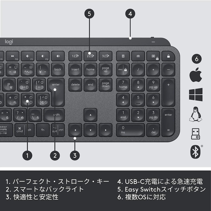 Logicool（ロジクール）,MX KEYS,KX800