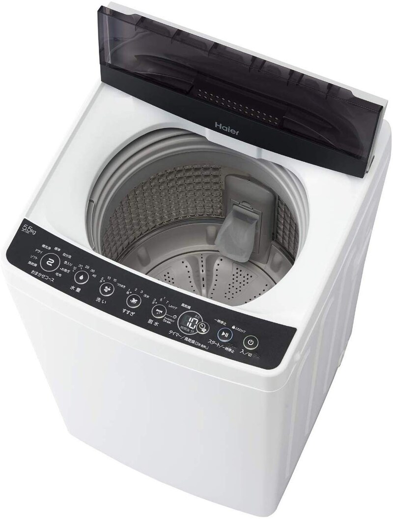 Haier（ハイアール）,全自動洗濯機 5.5kg,JW-C55D-K