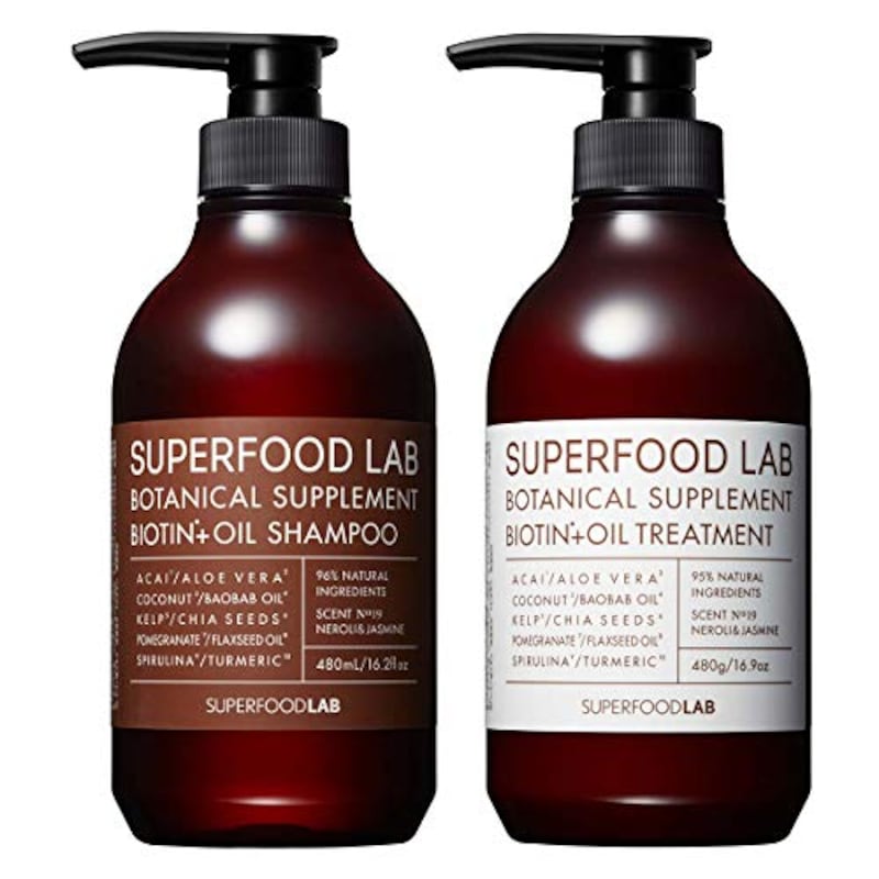 THE SUPERFOOD LAB(スーパーフードラボ),BIOTIN+OIL SHAMPOO&TREATMENT
