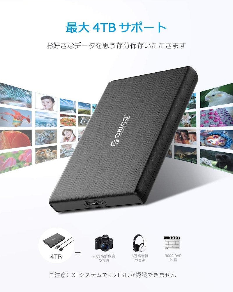 ORICO,2.5インチ HDD/SSDケース,2189U3