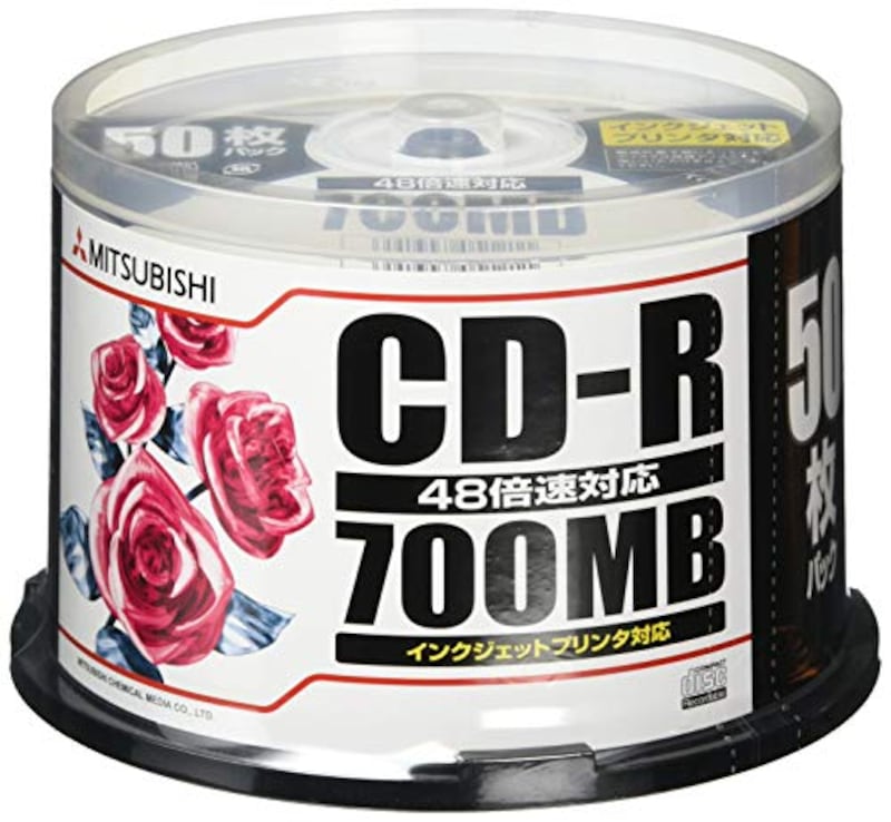 三菱ケミカルメディア,CD-R 700MB,SR80PP50
