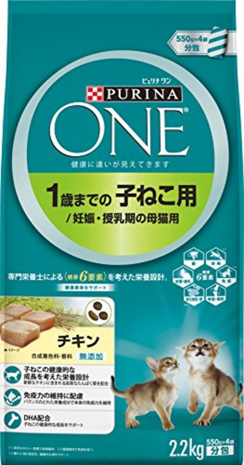 ピュリナ ワン,1歳までの子ねこ用 妊娠・授乳期の母猫用 チキン