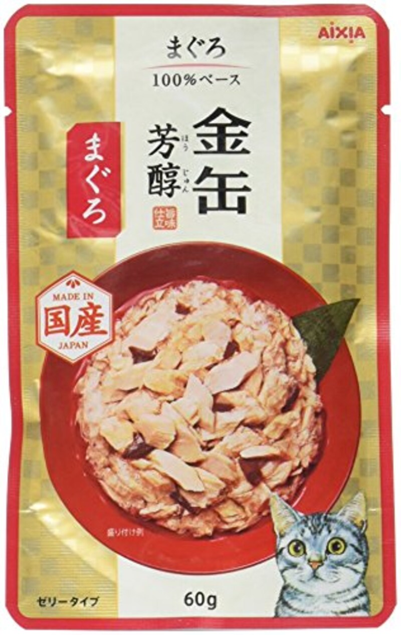 アイシア,金缶 芳醇パウチ まぐろ