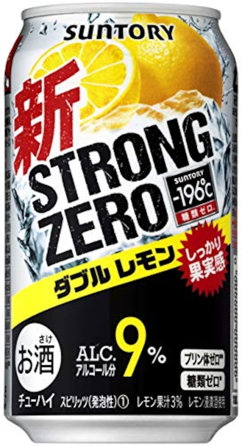 サントリー,-196℃ ストロングゼロ ダブルレモン