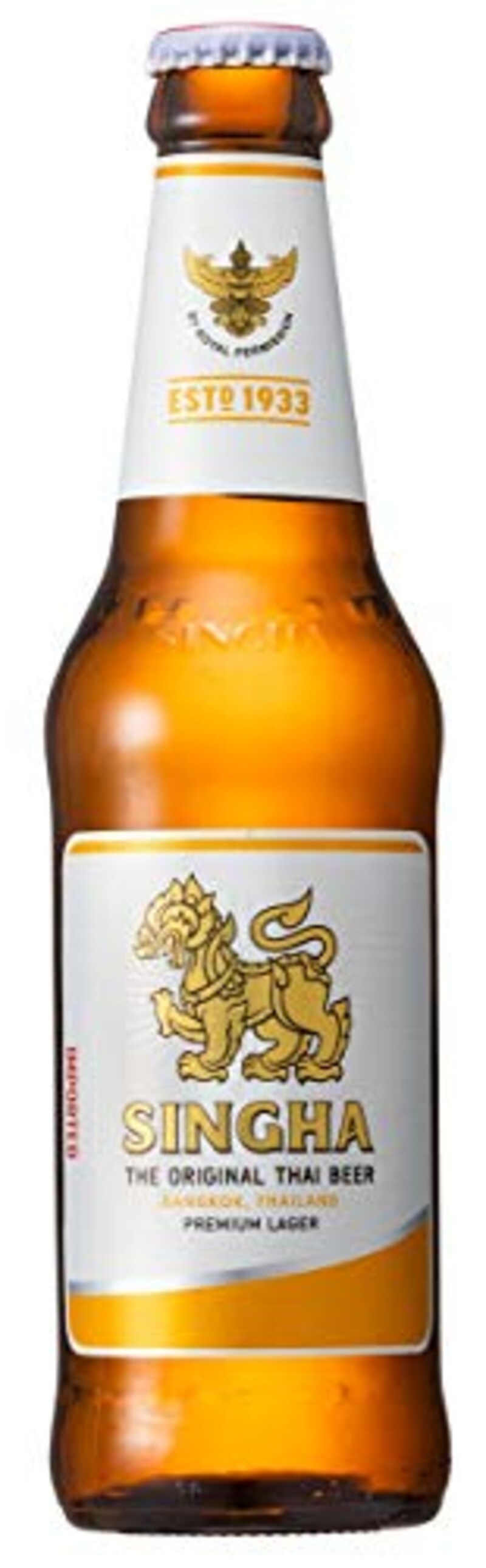 Singha(シンハー),シンハービール 瓶 ラガータイプ タイ 330ml×24本