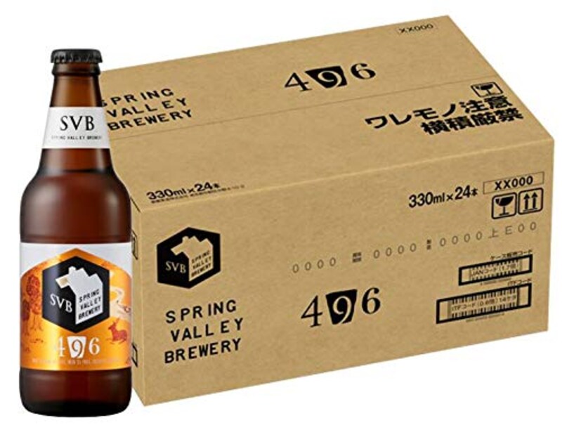 キリンビール,キリン SPRING VALLEY BREWERY 496 330ml瓶×24本入り
