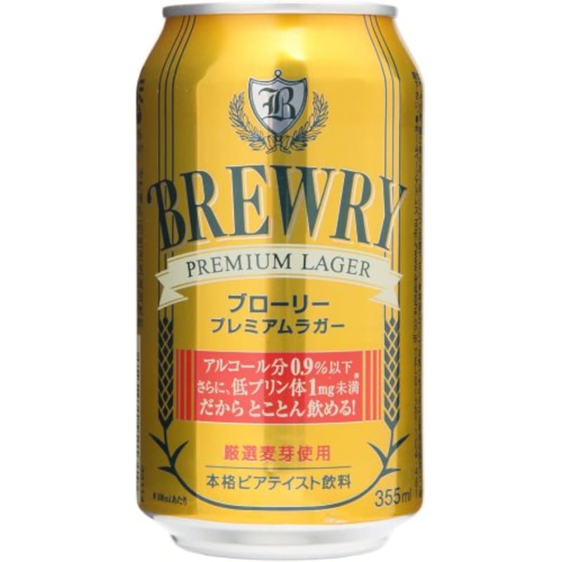 BREWRY(ブローリー),プレミアムラガー ノンアルコール 355mlx24本