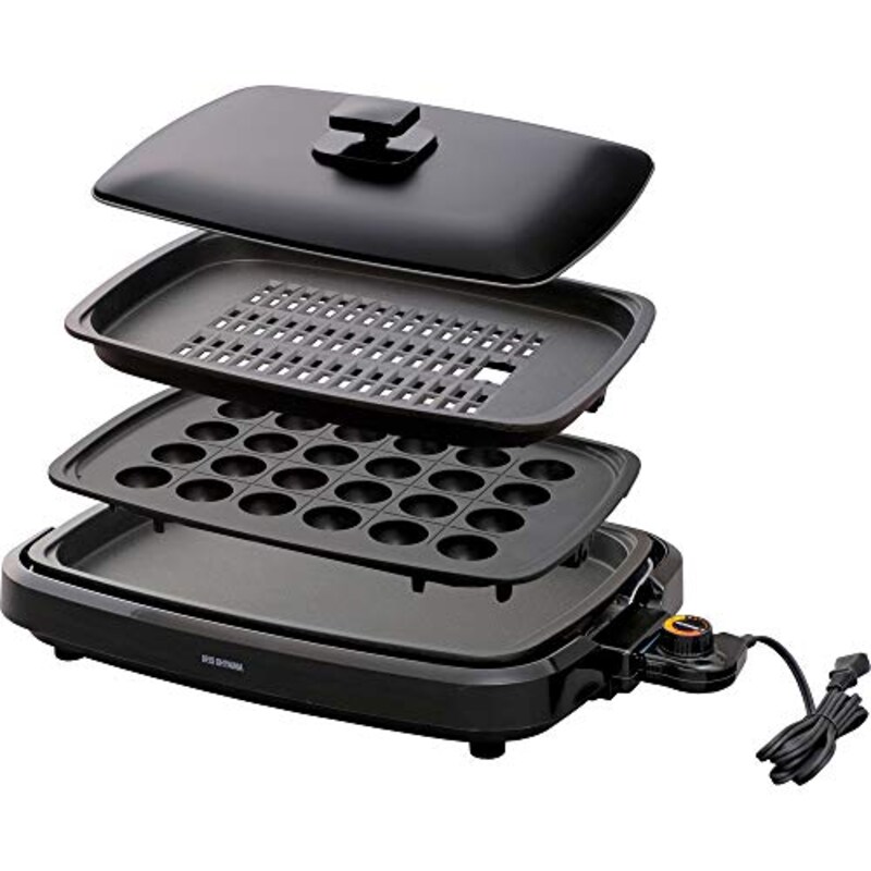 アイリスオーヤマ ,網焼き風ホットプレート,APA-135-T