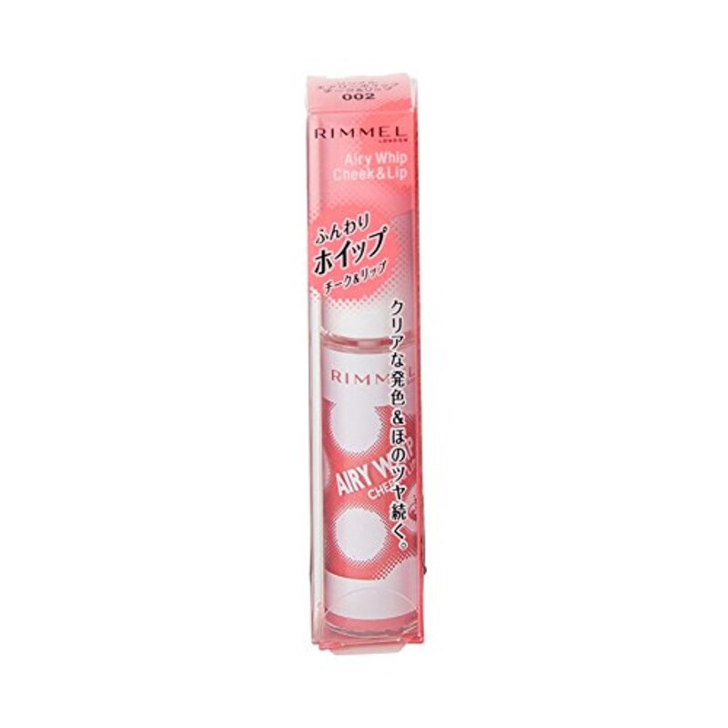Rimmel (リンメル),エアリーホイップ チーク & リップ 002 コーラルピンク