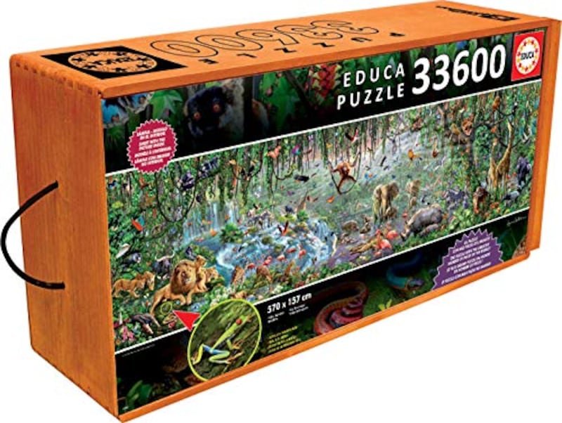 Educa Borras,Wildlife - 33,600 PC Educa Puzzle,16066.0