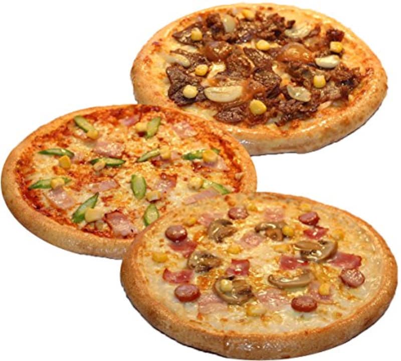 pizza-campione（ピザ・カンピオーネ）, 冷凍 ピザ 3枚Bセット 【 ホワイトコンボ / 和風ビーフ / アスパラベーコン 】