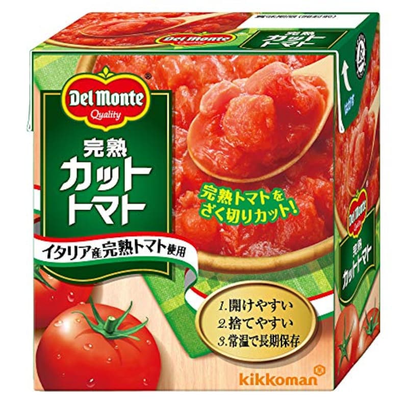 キッコーマン食品,デルモンテ 完熟カットトマト 340g,-