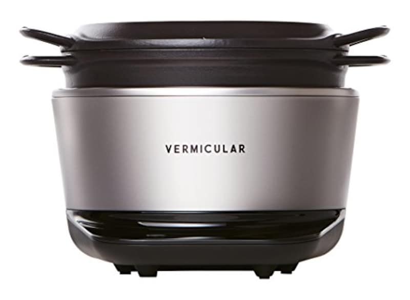 Vermicular(バーミキュラ),ライスポット 5合炊き ソリッドシルバー 専用レシピブック付 ,RP23A-SV