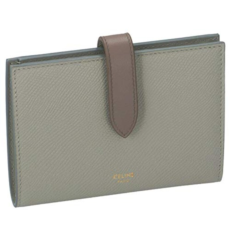 CELINE(セリーヌ),ミディアム ストラップ ウォレット バイカラー 二つ折り財布,10B643BRU30VL