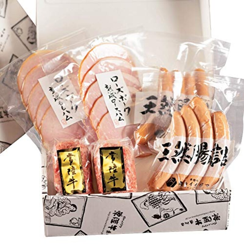 肉のイイジマ,ハンバーグ・ハム・ソーセージの詰め合わせ