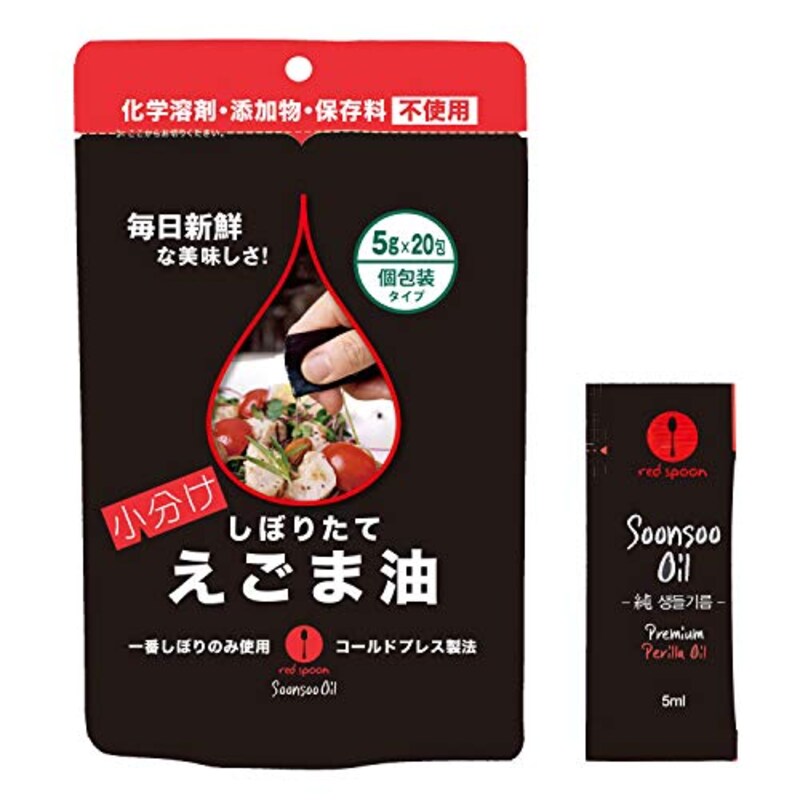 red spoon,有機えごま油