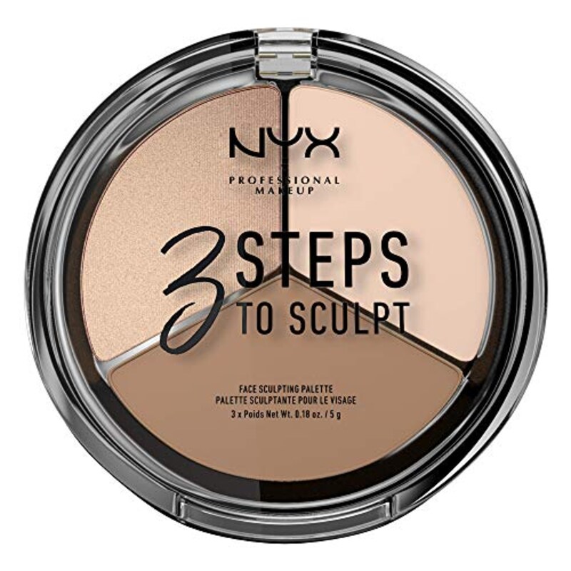 NYX Professional Makeup(ニックス プロフェッショナル メイクアップ),3ステップス トゥー スカルプト フェイス スカルプティング パレット,3STS01
