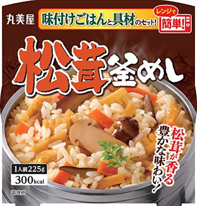 丸美屋食品工業,松茸釜めし 味付けごはん付き