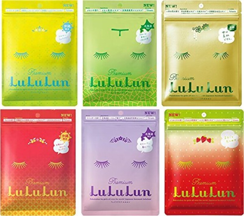 LULULUN(ルルルン),プレミアムルルルン(北海道限定2種・沖縄限定2種・京都限定1種・栃木限定1種)
