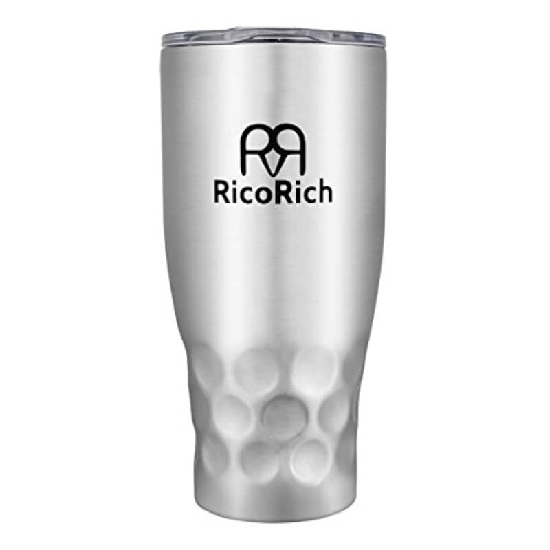 RicoRich,真空断熱タンブラー 蓋つき ステンレス,RRWB11-SL