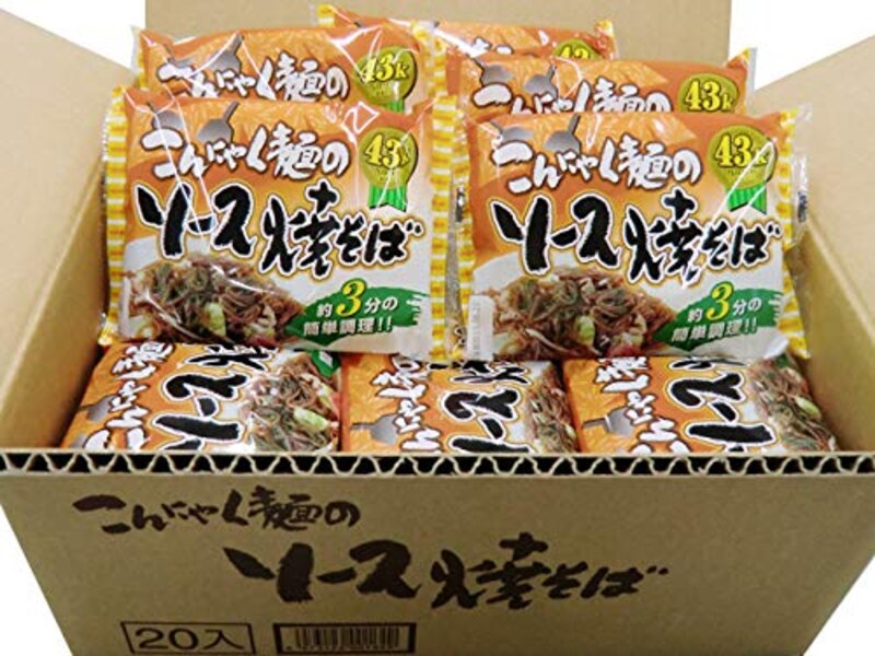 かぶら食品,こんにゃく麺のソース焼きそば