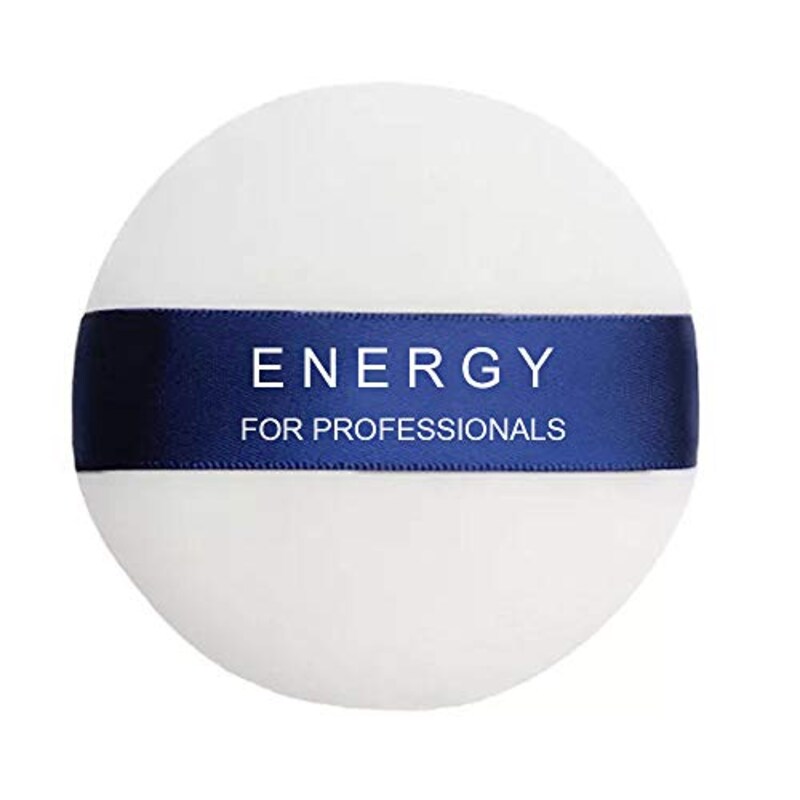 ENERGY,パウダーパフ メイクアップパフ 大きめ