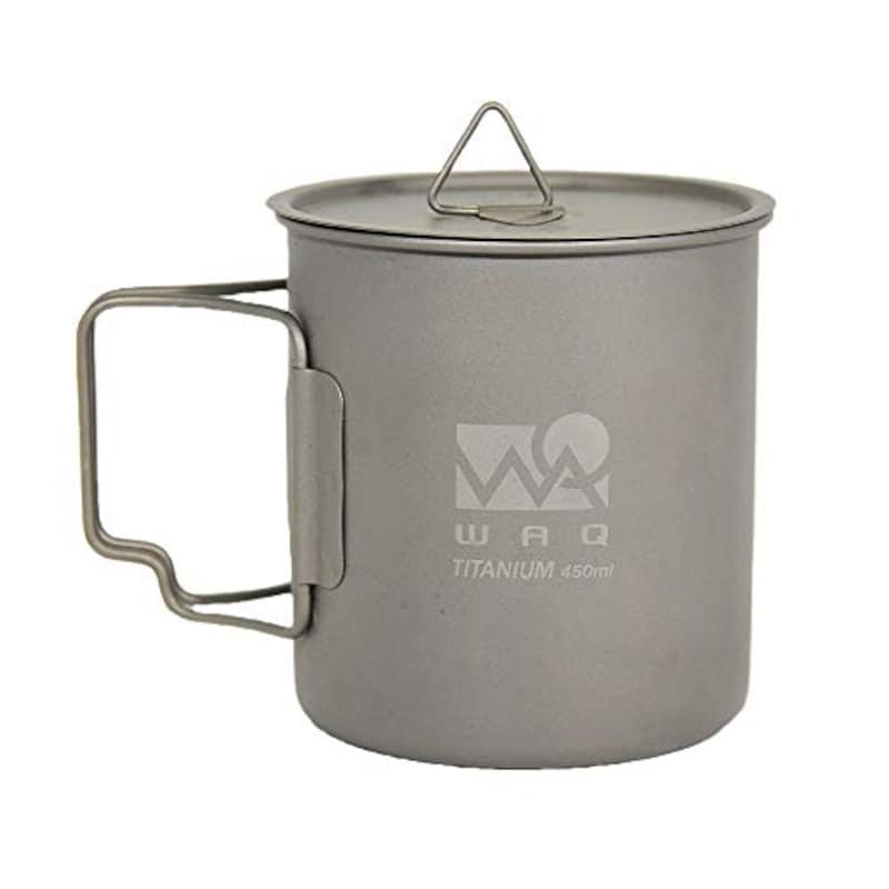 WAQ（ワック）,チタンマグカップ 450ml,WAQ-TM1