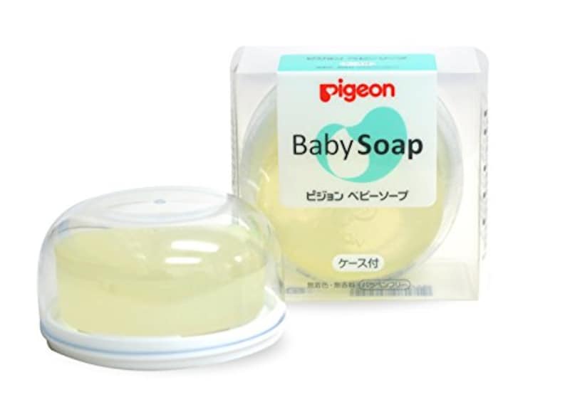ピジョン,【医薬部外品】 ベビーソープ ケース付 90g