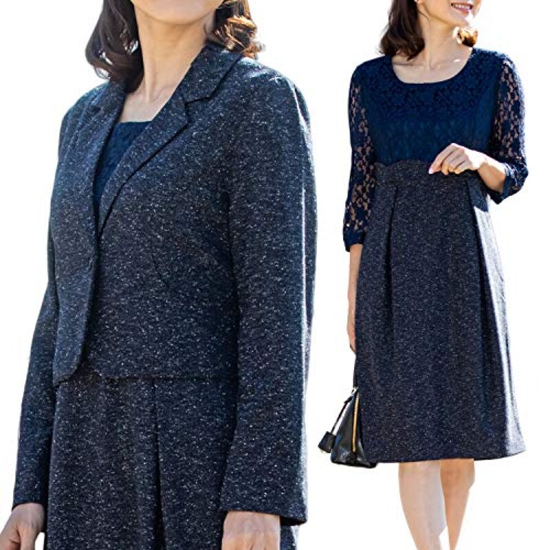 スウィートマミー,マタニティ 授乳服 ワンピース ジャケットセット