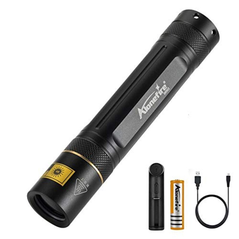 ALONEFIRE,SV003 led UV 懐中電灯