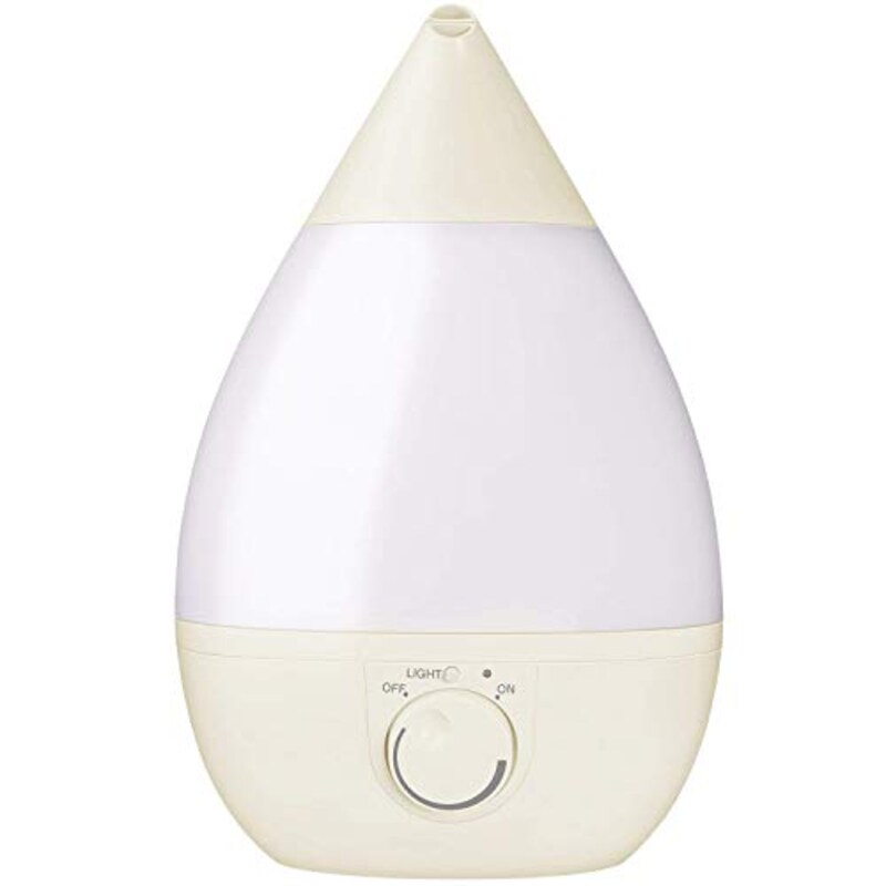 山善(YAMAZEN), 7色イルミネーションライト付き超音波式加湿器,MZ-F303