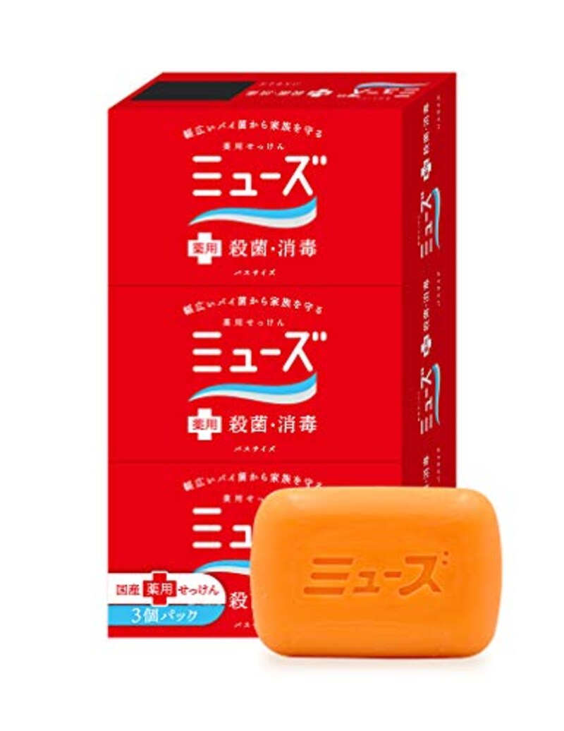 レキットベンキーザー・ジャパン,【医薬部外品】ミューズ 固形石鹸 3個パック