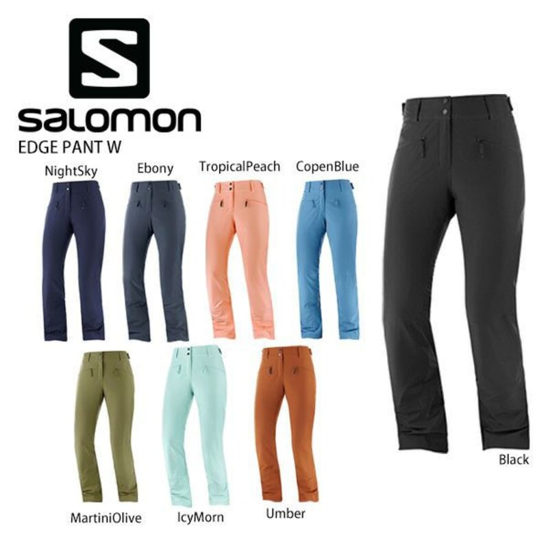 SALOMON(サロモン),〔サロモン スキーウェア レディース パンツ〕<2021> EDGE PANT W〔エッジパンツ,cd35628