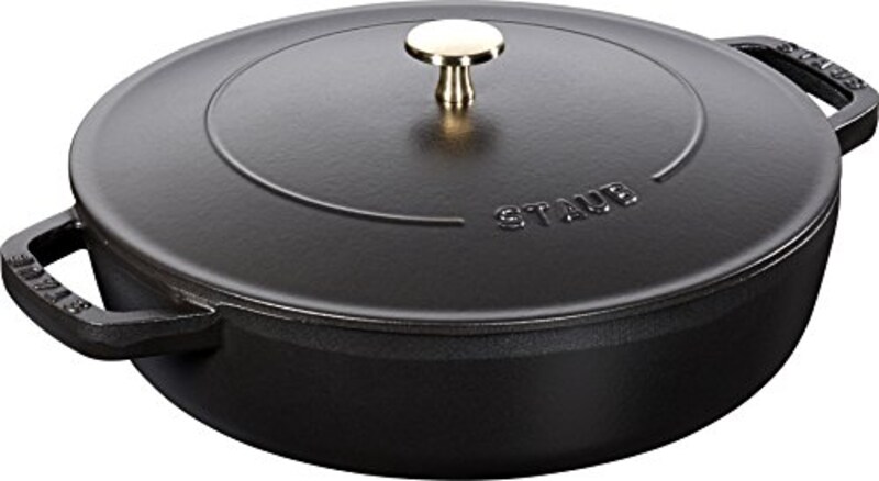 ストウブ,ブレイザー ソテーパン ブラック 24cm