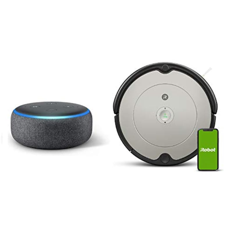アイロボット,【セット買い】Echo Dot 第3世代 チャコール + ルンバ 692 アイロボット ロボット掃除機 Alexa対応モデル