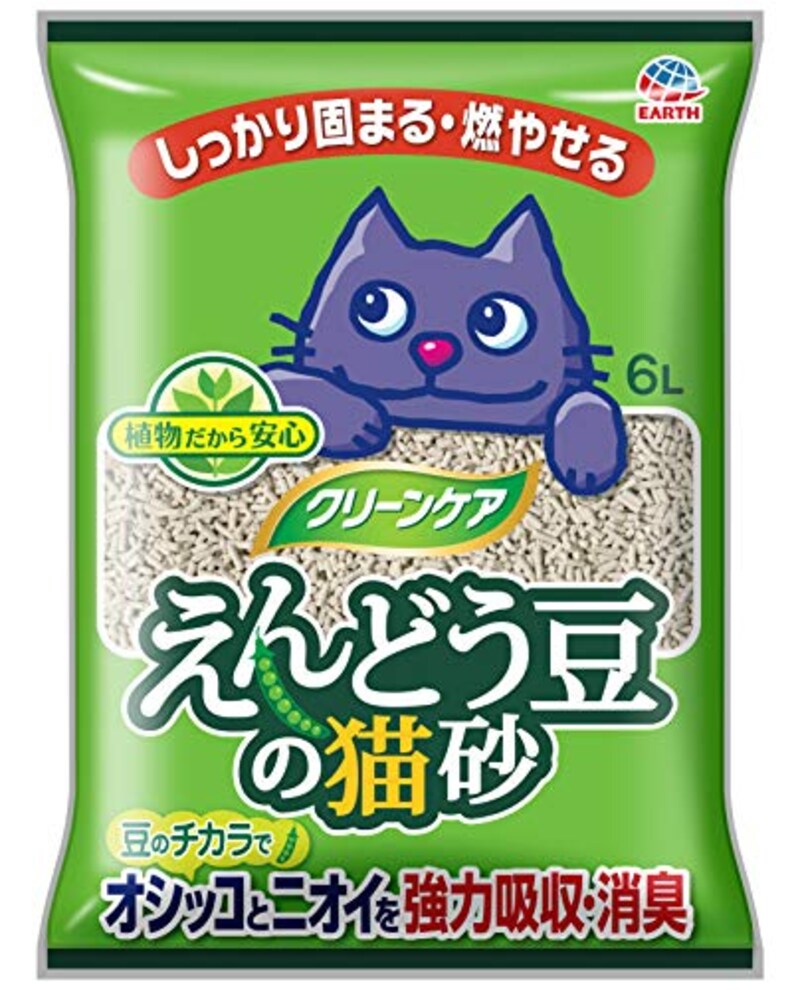 JOYPET(ジョイペット),クリーンケア えんどう豆の猫砂 6L