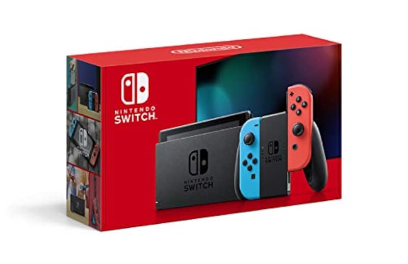 任天堂,Nintendo Switch 本体 (ニンテンドースイッチ) Joy-Con(L) ネオンブルー/(R) ネオンレッド