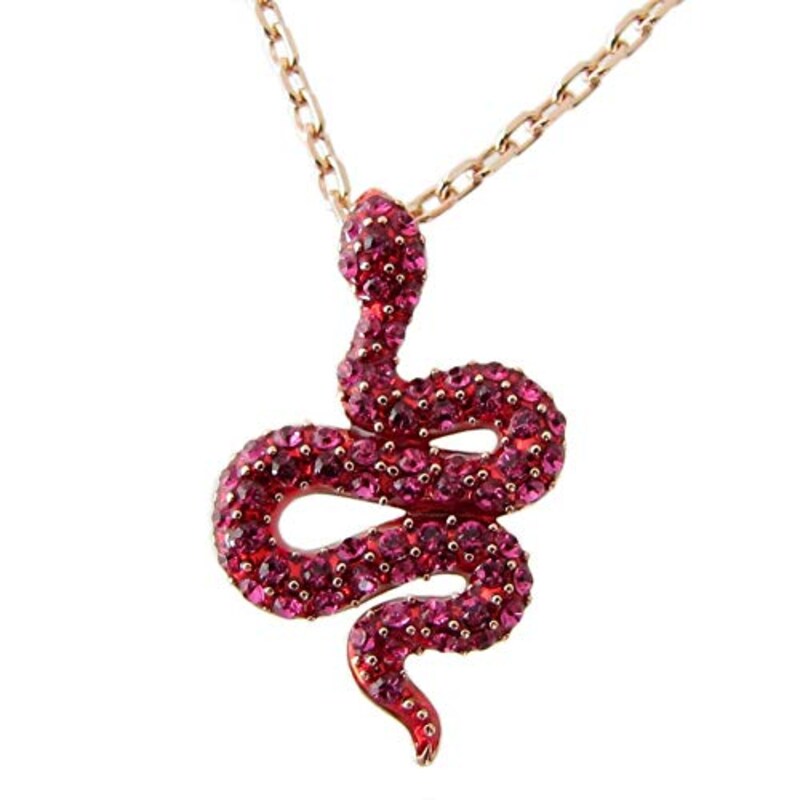 SWAROVSKI(スワロフスキー),ローズゴールド×フーシャ スネーク