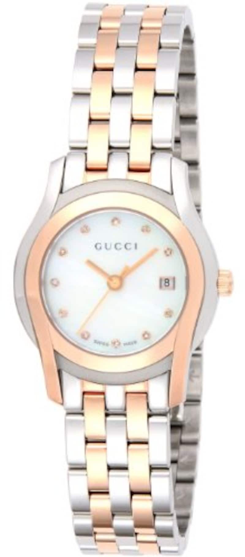 GUCCI（グッチ）,腕時計 Gクラス ホワイトパール文字盤,YA055535