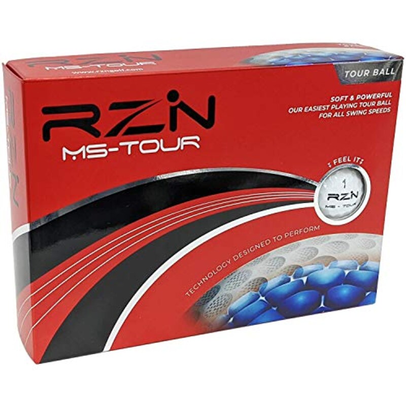 RZN Golf(レジンゴルフ),RZN MS-TOUR 3ピース ゴルフボール 1ダース,RZN-MS-TOUR-BOX
