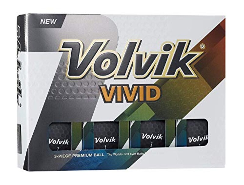 Volvik(ボルビック),VIVID ゴルフボール 1ダース ブラック