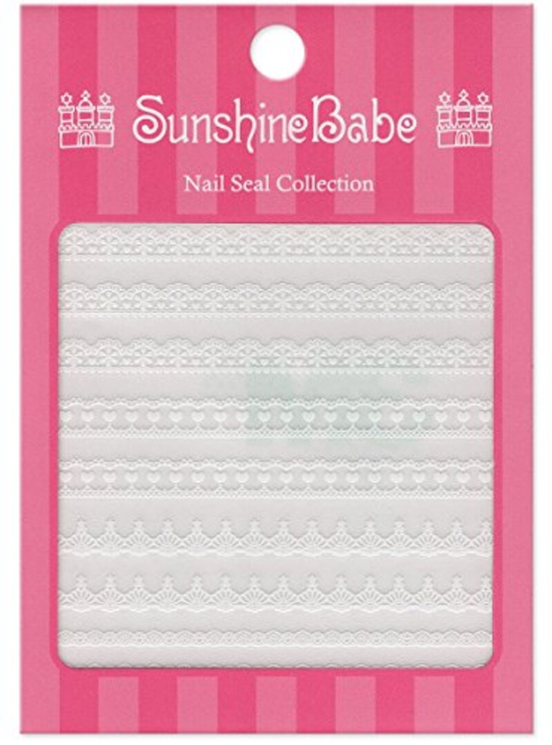 Sunshine Babe(サンシャインベビー),ネイルシールコレクション レースB