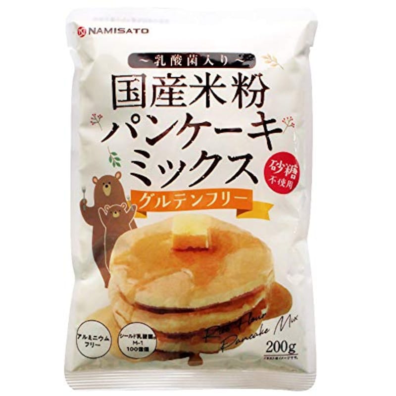 波里,国産米粉パンケーキミックス