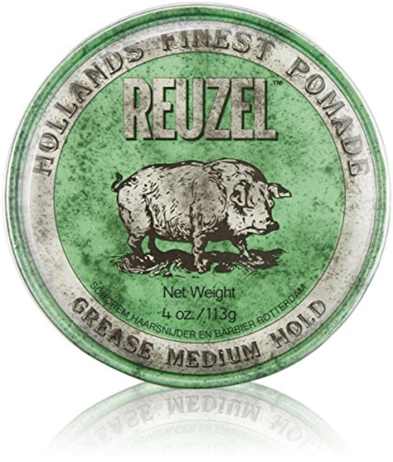 REUZEL(ルーゾー),MEDIUM HOLD GREASE ミディアムホールド グリーン 113g